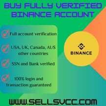 Buy Fully Verified Binance Account